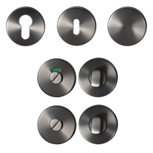 Rosaces rondes Gris Lumière