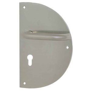 Ensemble sur plaques Demi-rondes inox