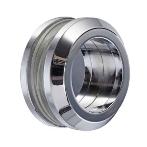 Poignée cuvette double pour porte en verre