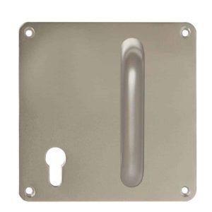 Plaque carrée avec poignée fixe