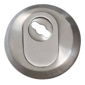 Rosace de sécurité ronde avec protecteur de cylindre européen