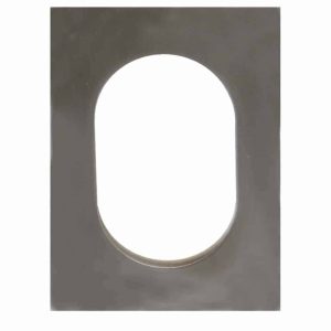 Rosace rectangle pour protecteur de cylindre Trou Oblong