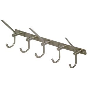 Patères sur lisse inox