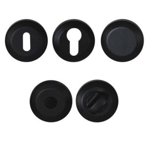 Rosaces Rondes Biseautées Noires