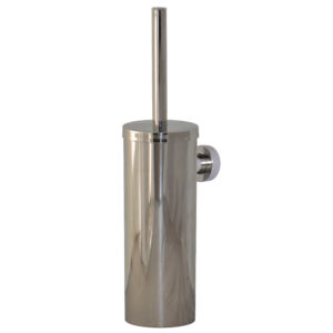 Brosse WC dans grand pot inox