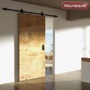 Kit coulissant sur rail alu rond