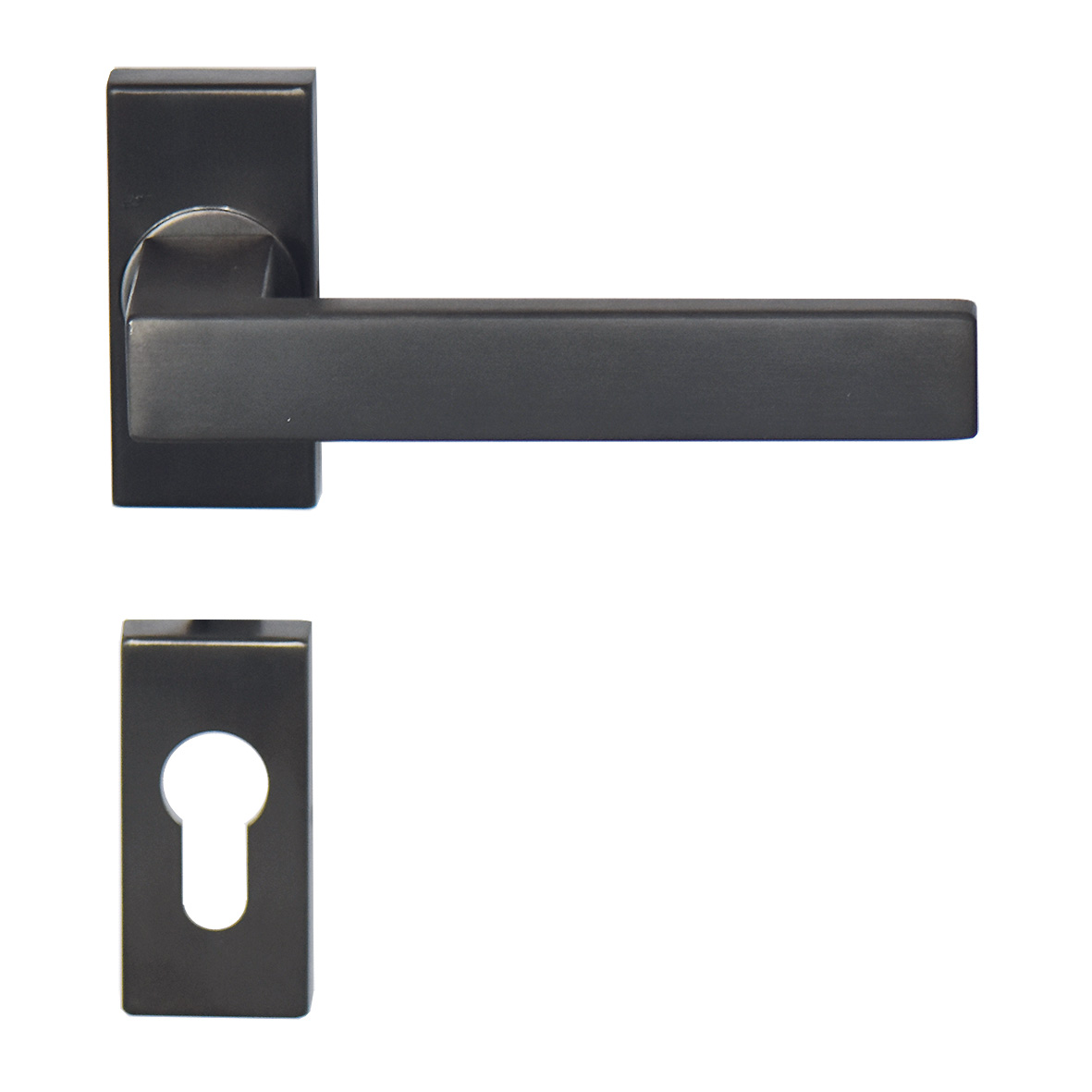 YQUEM R Rectangle Anthracite PVD