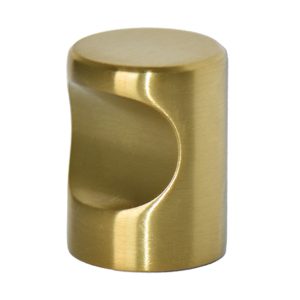 Bouton à encoche Or Satiné