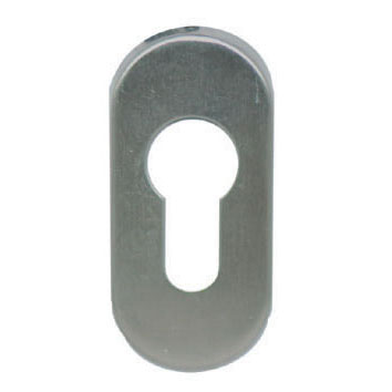 Rosace ovale inox Clé I IN130