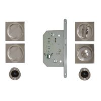 KITS PORTES COULISSANTES F CARREE Finition inox