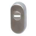Rosace ovale Inox avec Protecteur de Cylindre